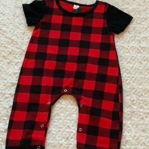 NWOT Plaid Romper Size 18 months and 24 months